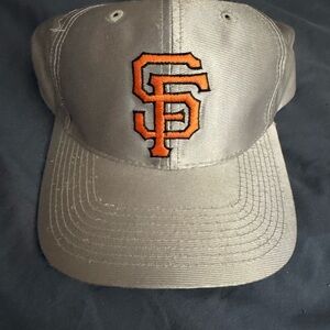 San Fran SnapBack Gray Cap with Orange Logo vintage